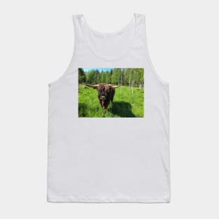 Scottish Highland Cattle Bull 2416 Tank Top